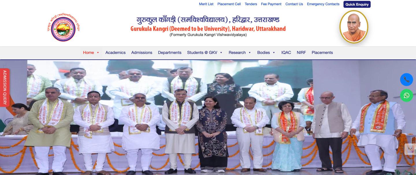 Gurukula Kangri (Deemed to be University), Haridwar